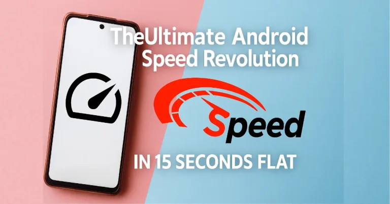 Laggy Phone? Google Engineers Don’t Want You Knowing This 15-Second Fix Android Speed Hacks