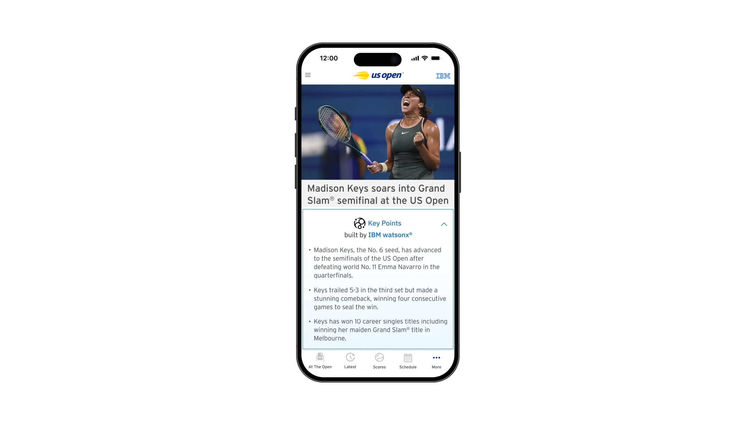 IBM 2025 USOpen PR 01 KeyPoints v01 scaled IBM and USTA Unveil AI-Powered Fan Experiences for 2025 US Open: Don’t Miss Out!