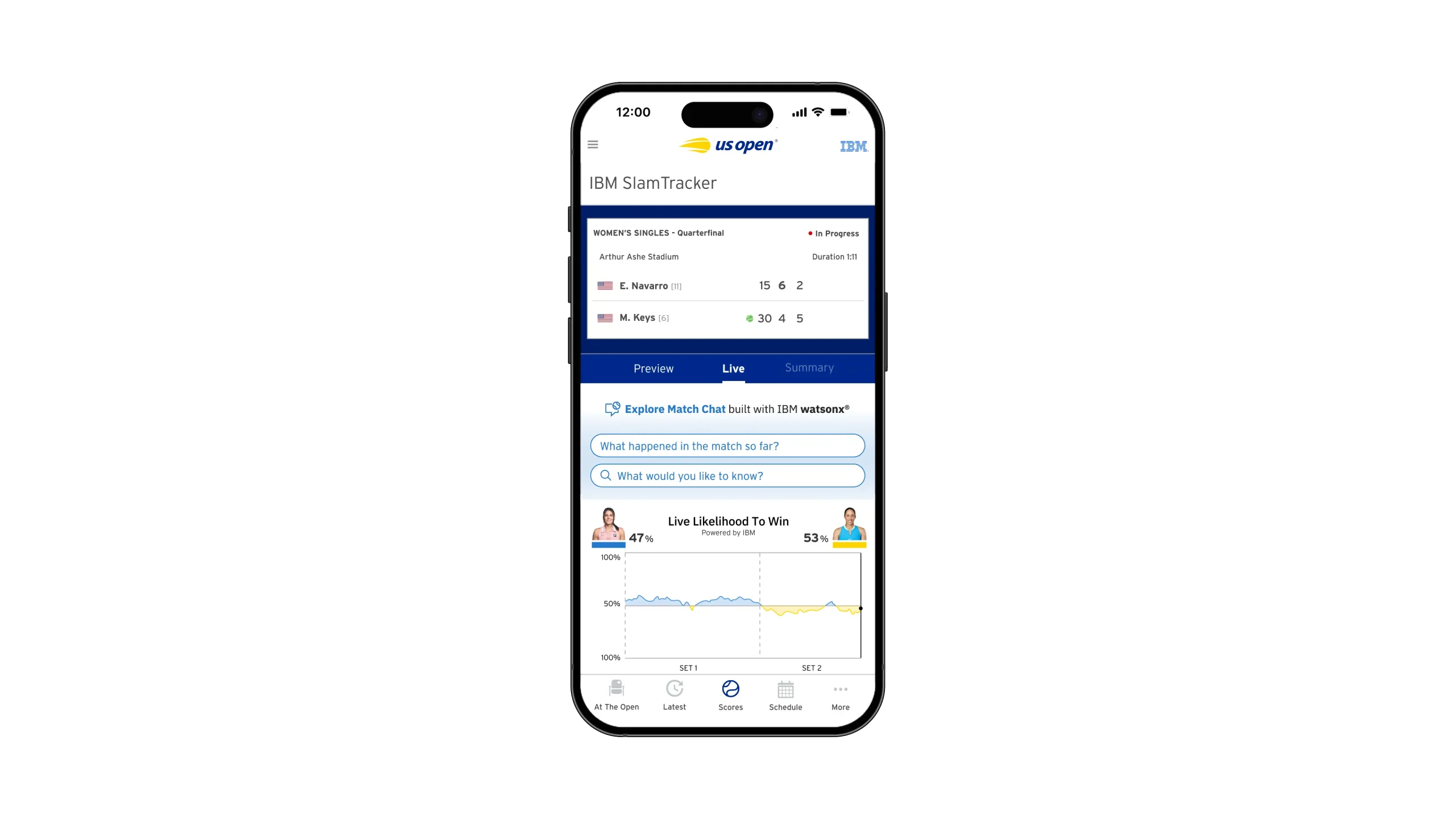 IBM 2025 USOpen PR 03 LikelihoodToWin v01 scaled IBM and USTA Unveil AI-Powered Fan Experiences for 2025 US Open: Don’t Miss Out!